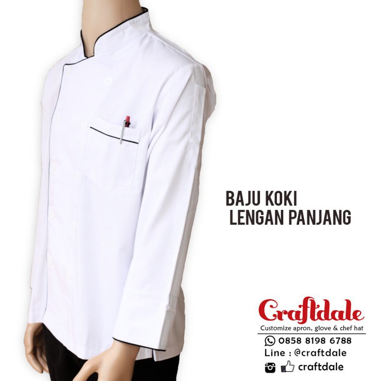 Baju koki lengan panjang