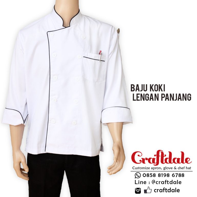 Baju koki lengan panjang