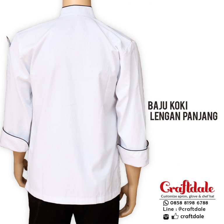 Baju koki lengan panjang