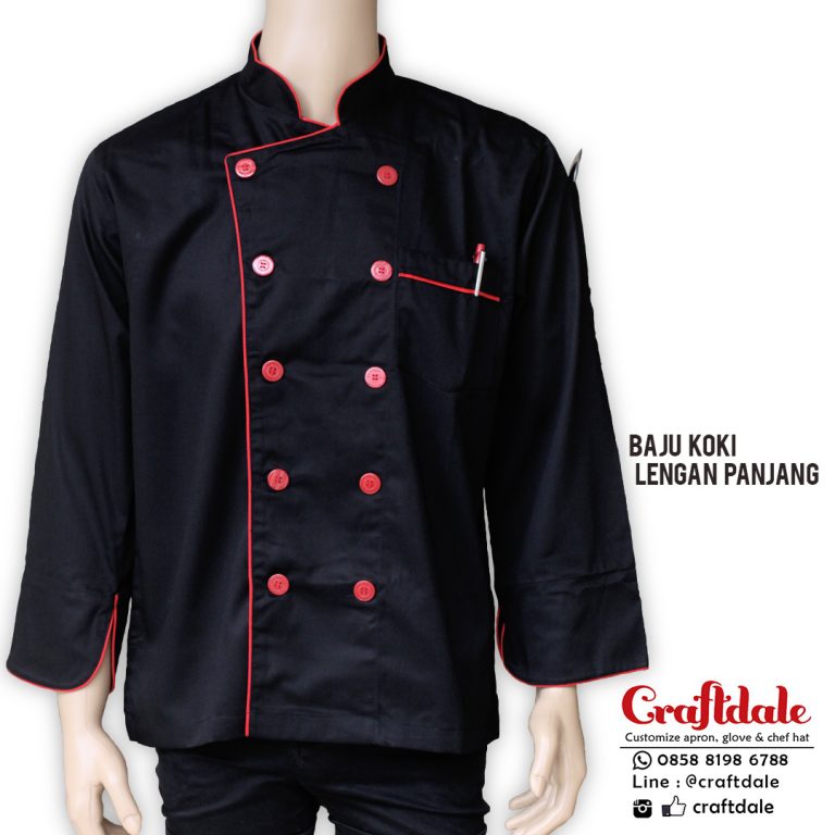 Baju koki lengan panjang