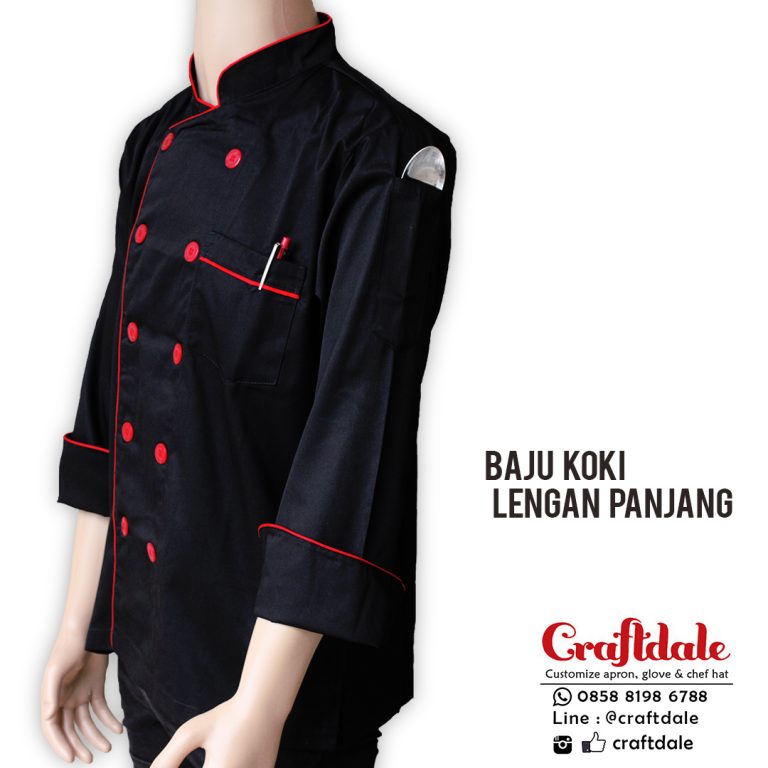 Baju koki lengan panjang