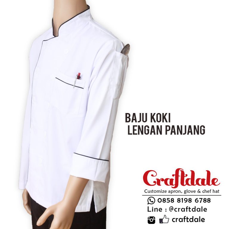 Baju koki lengan panjang