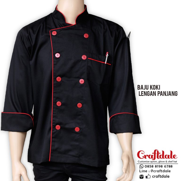 Baju koki lengan panjang